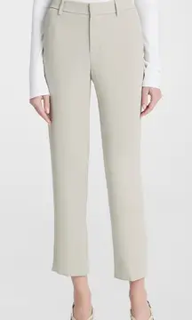 Vince Tailored Crepe Straight Leg Pants Sepia Beige Crop Dress Pant 16