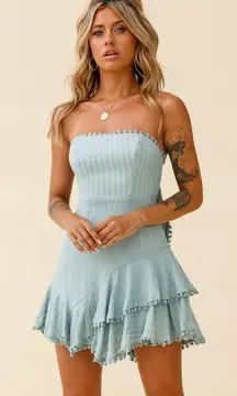 Selfie Leslie Strapless Mini Dress