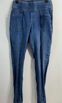 Womans Inc Pull On Blue Jean Jeggings Size 8