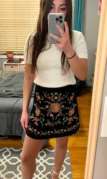 Francesca’s Floral Skirt