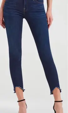 NEW 7 FOR ALL MANKIND ANKLE SKINNY WITH‎ WAVE HEM IN SERRANO NIGHT SIZE 27