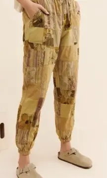 Anthropologie Joanie Patchwork Jogger Pants Boho