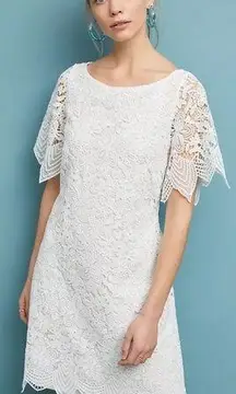 Anthropologie  Charleston Lace Mini Dress