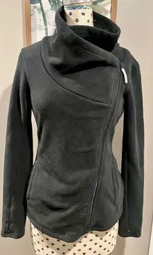 Bench Athletic Women's Asymmetrical Jacket Front Zip Pockets Soft Size S