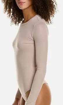 Betro Simone Dion Women's Long Sleeve Bodysuit Bone Color