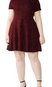 Slate & Willow Merlot Floral Dress