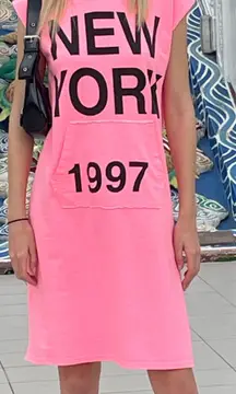 Neon Pink New York Dress