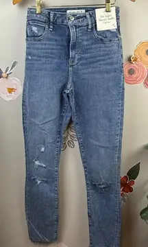 Abercrombie & Fitch Curve Love Skinny Ankle Jean - Size - 4 Long