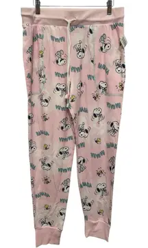 Peanuts Pink Snoopy Pajama Pants