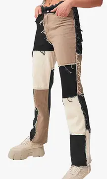 Patch Pocket Wide-Leg Ankle Pants