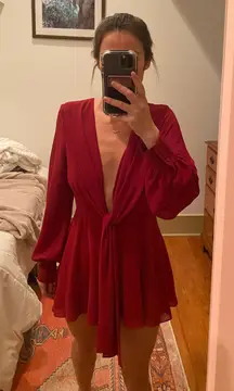 Maroon Romper