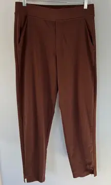 Athleta Brooklyn Ankle Pants Women's Size 8 Petite Brown Style Activewear