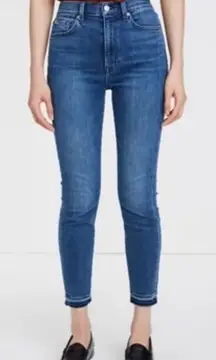 Everlane high rise skinny rolled down hem 30tall