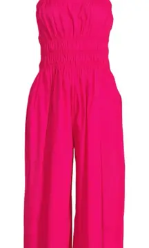 Pinko Vibrant Pink Jumpsuit with Flowing Silhouette