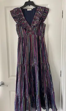 Roller Rabbit Striped Maxi Dress