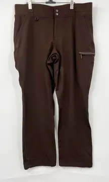 Duluth Trading Co Quick Dry Hills Water Repellent Pants Brown‎ Size 16/33