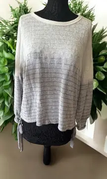 Maronie by anthropology lightweight sweater with side wraps