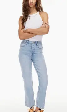 Denim Forum Arlo High Rise Straight Jeans