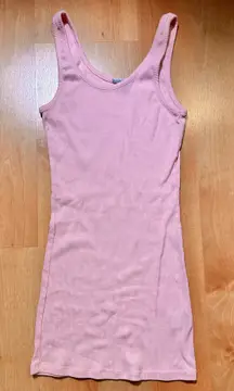 Charlotte Russe Pink Top Tunic Blush Ribbed