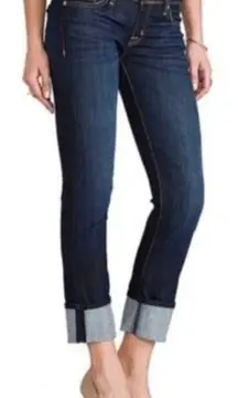 Hudson Ginny crop stretch denim straight leg jeans 29