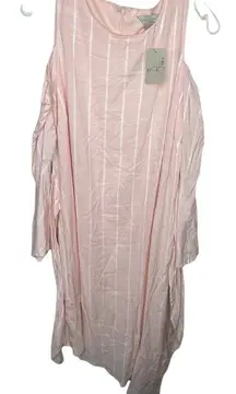 Belle Sky Cold‎ Shoulder Dress nwt