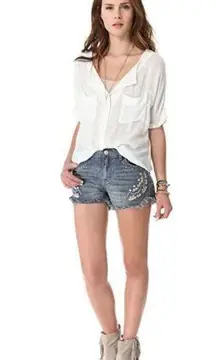 Free People Jean Shorts size 25