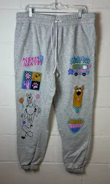 Scooby-Doo! Woman’s Plus Size Grey Casual Comfy Cuffed Ankle Sweatpants Sz XXXL