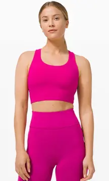 Lululemon Stash It Bra Medium Support B/C Cup Ripened Raspberry Size 4