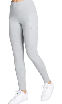 Kyodan Heathike Outdoor Leggings in Grey Mix Size Small High Rise Performance