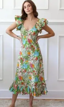 Mille Klara Dress in Summer Garden Sz. L