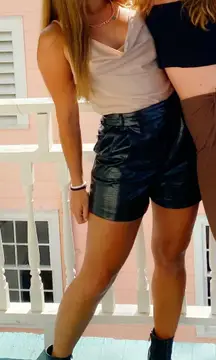 Leather Shorts