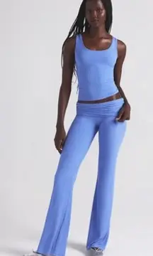 Skims soft lounge foldover pant Color cielo