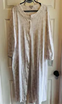 Vintage Amadora by Cuddledown Pajama Nightdress Robe 100 % Cotton