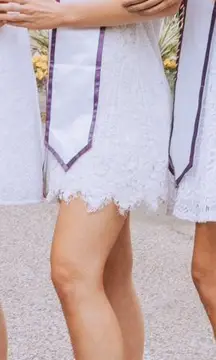 Francesca's White Grad / Recruitment Dress