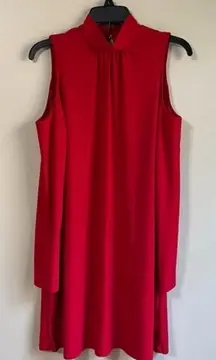 Kensie medium cold shoulder red dress