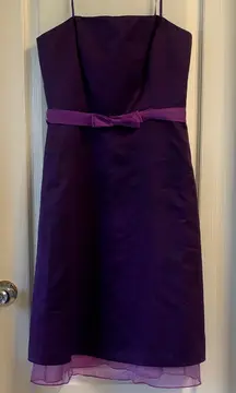 Papell Boutique Purple Midi Dress