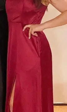 Macy's maroon prom dress