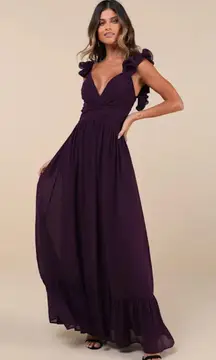 Purple gown