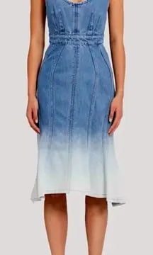 NWT Amanda Uprichard Raisa Denim Dress- Size Small