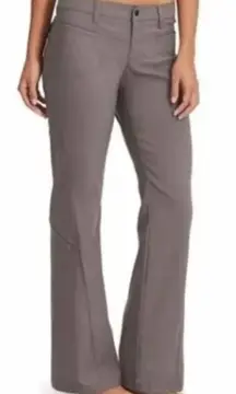 Athleta Womens Dipper Bootcut Nylon Outdoor Hiking Pants Size 6P Gray