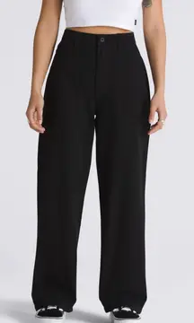 Carhartt simple pant black organic cotton wide leg jeans women 26 NWT