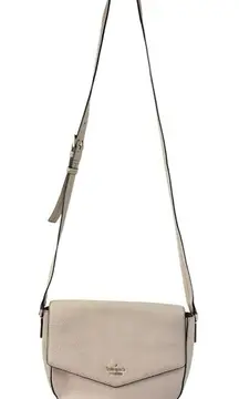 *Kate Spade Spencer Court Lavinia Ivory Crossbody Purse Leather Quiet Luxury