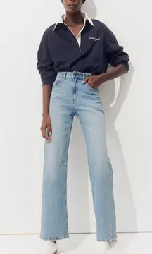 High Waisted Jeans Wide Leg