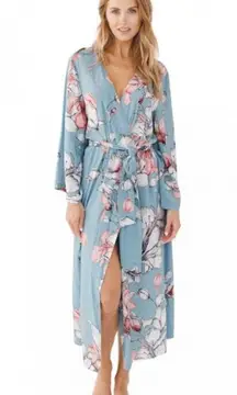 Plum Pretty Sugar Midi Robe in Mermaid Moon Large