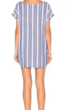 Revolve Tularosa Warren Tunic Dress in Indigo Stripe