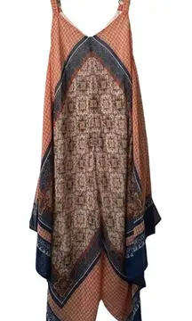 Luxology Womens Handkerchief Dress Size 8‎ Boho Lined Beach Preppy Vacation