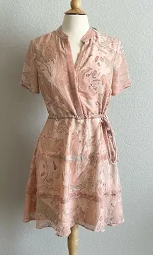 Not so serious silk watercolor dress