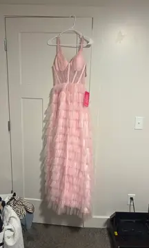 Dillard's Light Pink Prom Dress