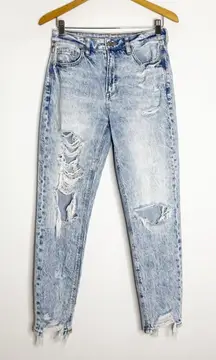 American Eagle Mom Jeans – Acid Wash – Size 2 Regular