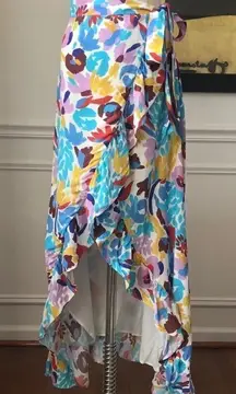 Capulet Louisa Floral Wrap Ruffle Skirt S